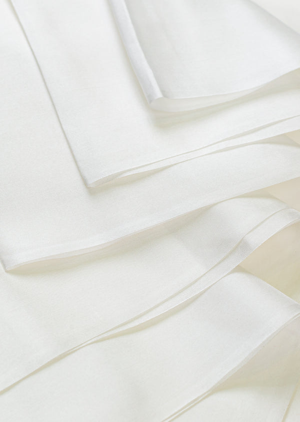 White Dyeable Pure Georgette