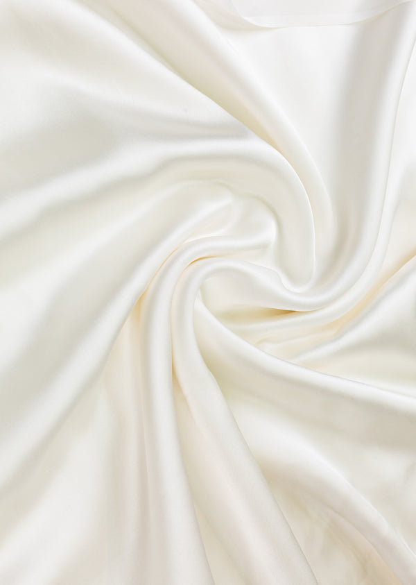 White Dyeable Pure Satin