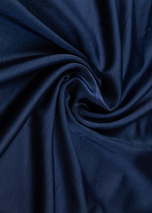 Navy Blue Milano Satin