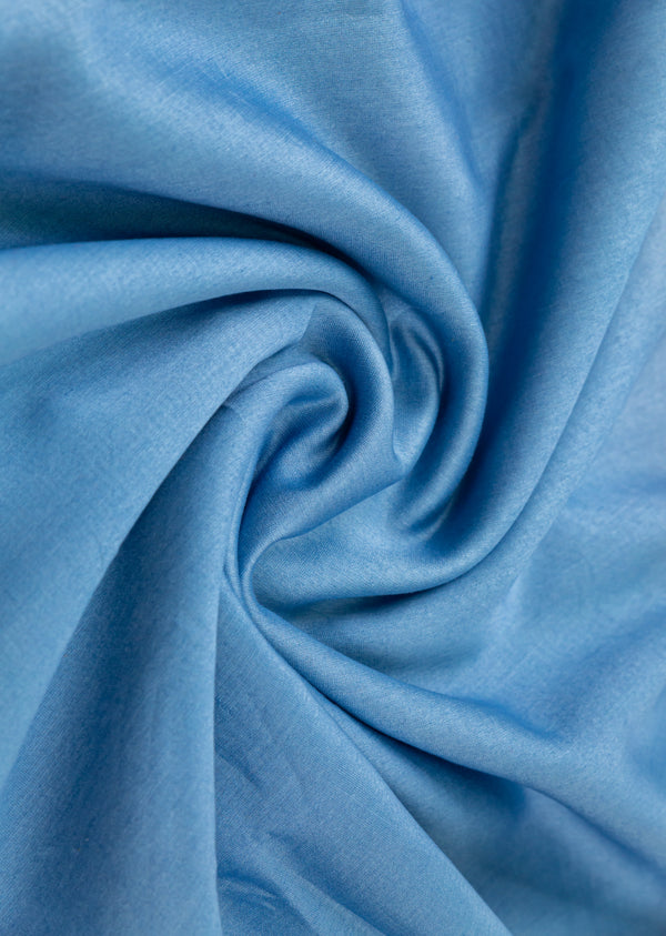 Powder Blue Pure Chanderi