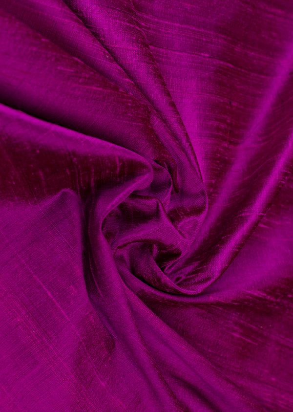 Magenta Bangalore Raw Silk