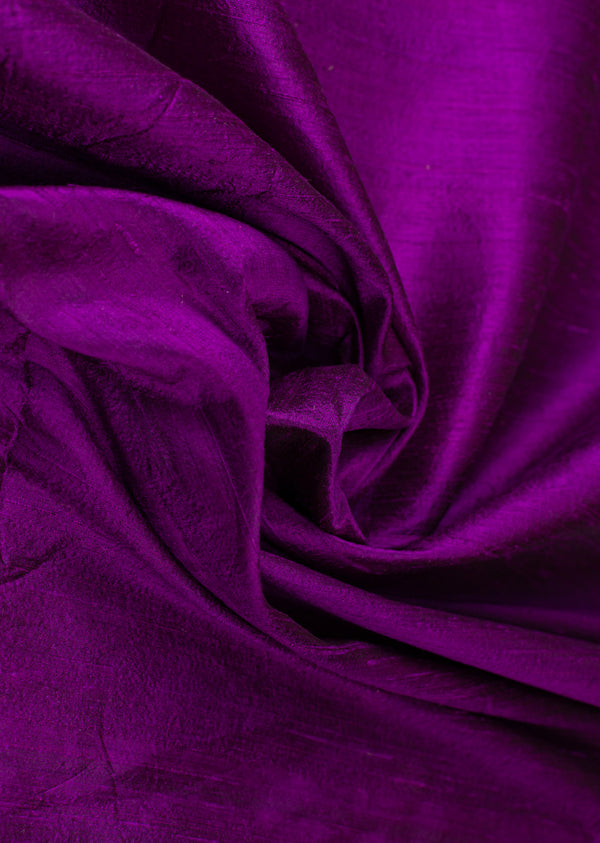 Deep Purple Bangalore Raw Silk