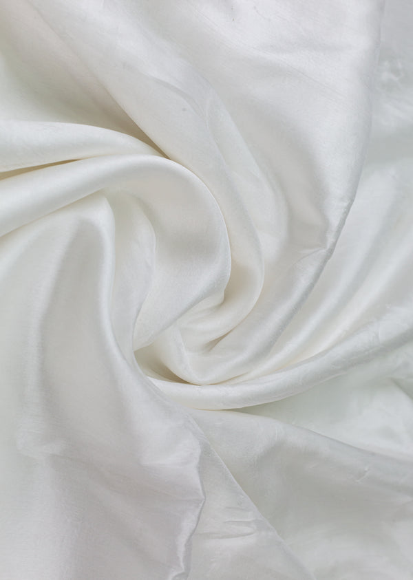 White Dyeable Pure Tabby Silk