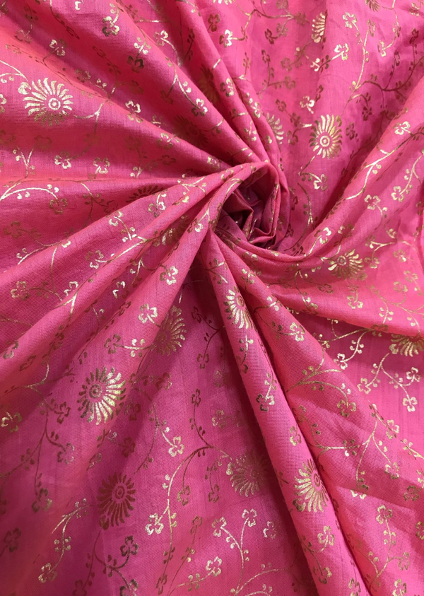 Pink Jaal Brocade