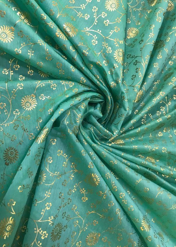 Blue Jaal Brocade