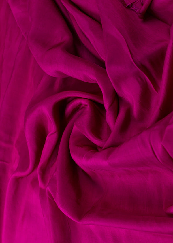 Rani Color Plain & smooth Bamber Silk Fabric