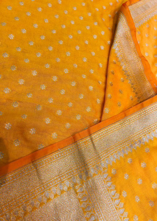 Yellow Banarasi Dupatta